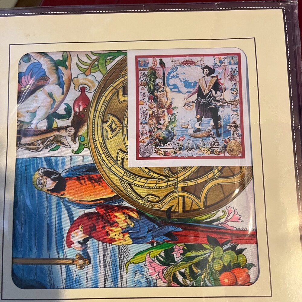 Vintage Hermes scarf: Tropical birds